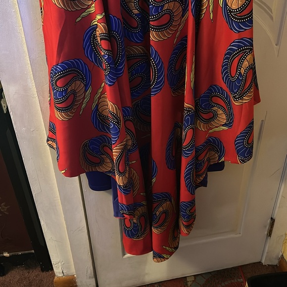 African Print High Low Dress - Picture 5 of 9